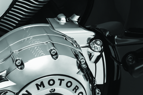 Kuryakyn Rear Oil Panel Accent Chrome for Indian Motorcycles (Part No. 5644)
