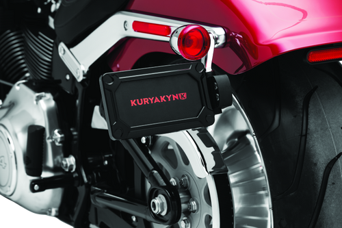 Kuryakyn Nova Side Mount License Plate Frame for Harley Davidson Models - Part 3142