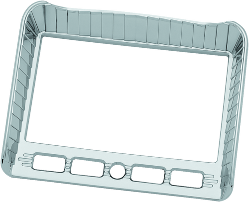 Kuryakyn Stereo Accent Chrome for Indian Ride Command Touchscreen - Part #5198