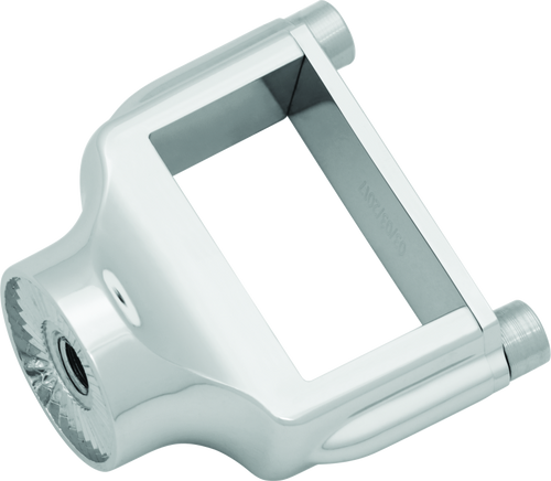 Kuryakyn Side Mount License Plate Holder Clamp for Harley-Davidson XL Models (1986-2022) - Chrome Finish