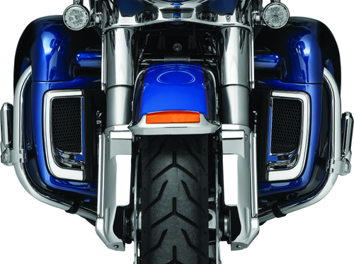 Kuryakyn Tracer Lower Fairing Grill Chrome for Harley Davidson Touring Models Part 5063