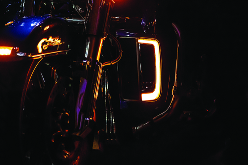 Kuryakyn Tracer Lower Fairing Grill Chrome for Harley Davidson Touring Models Part 5063