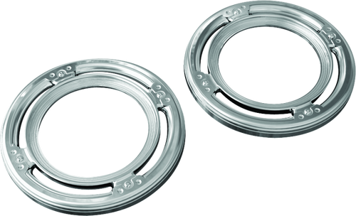 Kuryakyn Rear Speaker Accents for Harley-Davidson – Chrome Trim Rings Part #3792