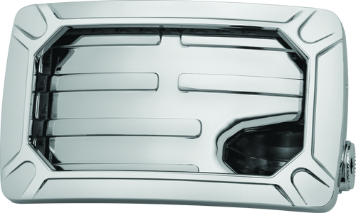 Kuryakyn Nova Curved Horizontal Mount Side License Plate Holder Chrome Part 3192