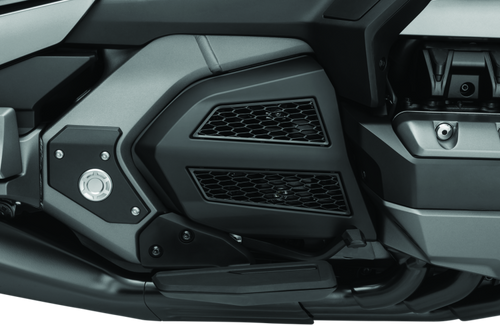 Kuryakyn Omni Transmission Covers for Honda GL1800 Gold Wing – Satin Black Part 3275