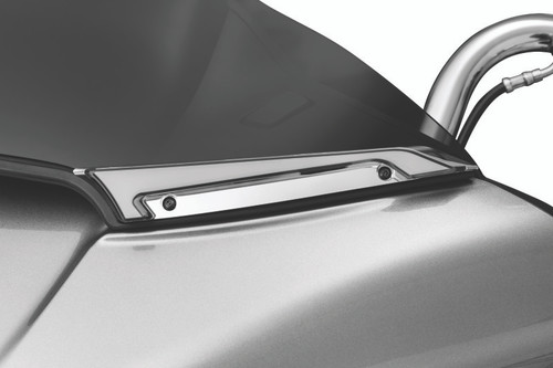 Kuryakyn Tracer Windshield Trim Lights Chrome – Stylish LED Accent Lighting for 2015 and Up Road Glides