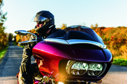 Kuryakyn Windshield Side Trims for Harley-Davidson Road Glide 2015-2021 – Chrome Finish