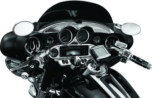 Kuryakyn Stereo Accent for Harley-Davidson FL Touring Models (2008-2011) Chrome Part #3765