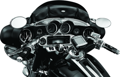 Kuryakyn Stereo Accent for Harley-Davidson FL Touring Models (2008-2011) Chrome Part #3765
