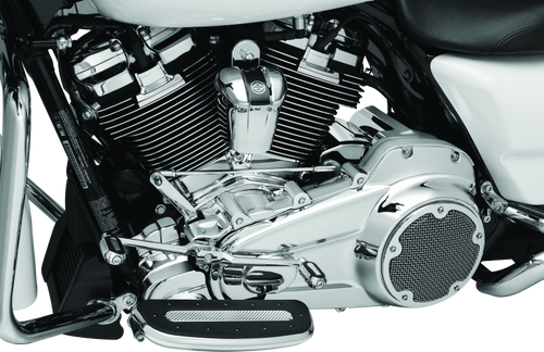 Kuryakyn Precision Transmission Top Cover for 2017-2018 Harley Davidson Touring Models Chrome