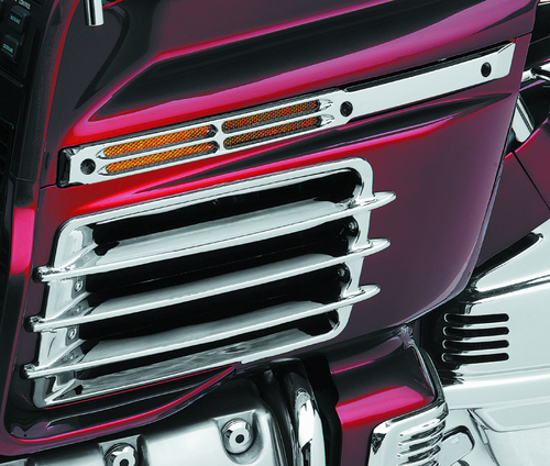 Kuryakyn Fairing Side Molding Trim for 1988-2000 Honda GL1500 Gold Wing — Chrome