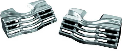 Kuryakyn Slotted Head Bolt Covers Chrome for Harley Davidson Touring Models Part 7260