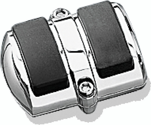 Kuryakyn Brake Pedal Cover 3-inch Wide Chrome for Honda VT750C Shadow Aero and Shadow Phantom
