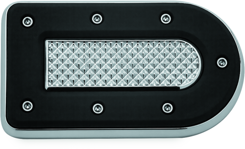 Kuryakyn Heavy Industry Brake Pedal Pad for FL Models with Chrome Finish (Part #7039)