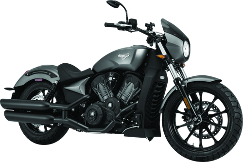 Kuryakyn Raised Mirror Mount Adapters for Indian, Victory & Metric Models – Gloss Black Part 1892
