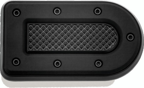Kuryakyn Heavy Industry Brake Pedal Pad for FL Models - Satin Black, Part #7040