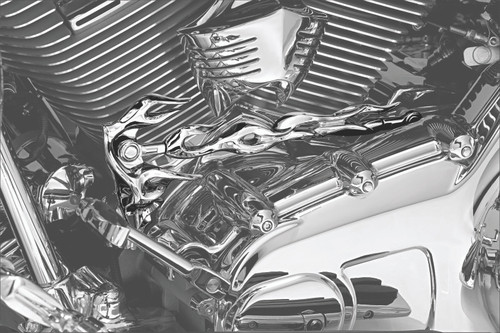 Kuryakyn Flame Shift Linkage Chrome Part 1072 for Powersports Vehicles