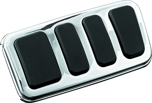 Kuryakyn ISO Brake Pedal Pad Longhorn Chrome Part 4456 for Powersports Vehicles