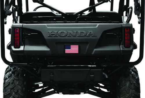 Kuryakyn Freedom Flag LED 4x6 Inch Black – Patriotism Display for Powersports Vehicles