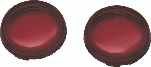 Kuryakyn Bullet Style Lens Red for Harley-Davidson Turn Signals - Part #2878