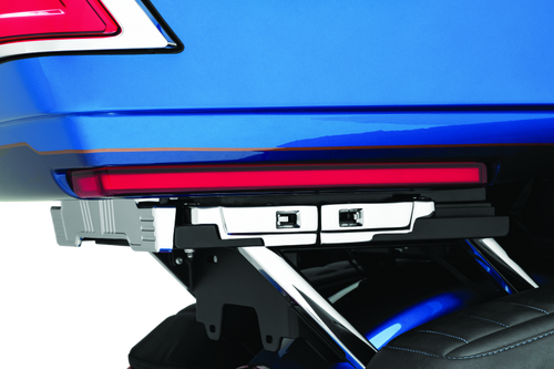 Kuryakyn Tracer Tour Pak Side Lights with Red Lens for Harley Davidson Models