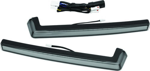 Kuryakyn Tracer Tour Pak Side Lights with Red and Smoke Lenses for Harley Davidson Touring Models