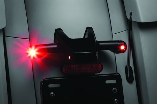 Kuryakyn Rear Atto Turn Signal Adapter Black for Indian Chieftain and Challenger Models