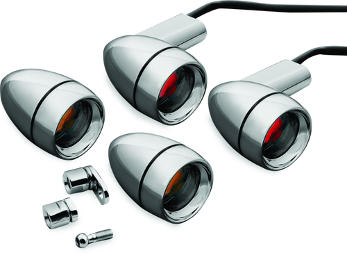 Kuryakyn 2317 Late Style Turn Signal Kit for Harley Davidson and Sportster Models