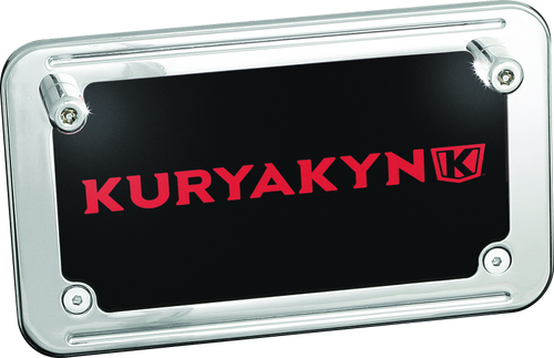 Kuryakyn LED License Plate Bolt Lights - White LED, Chrome Finish, Part 9199