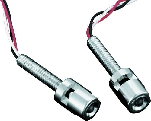 Kuryakyn LED License Plate Light with Red Accent Light for Powersports Vehicles - Part #9398