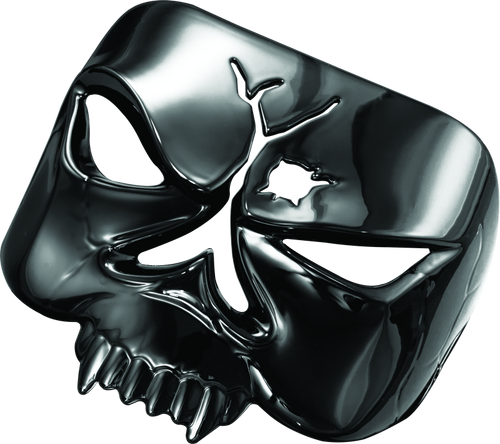Kuryakyn Zombie Taillight Cover Black for Harley-Davidson 2013-2019 Models with Conventional Fender-Mounted Taillights