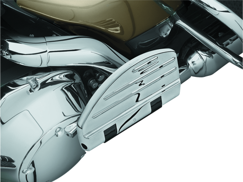Kuryakyn ISO Passenger Floorboards Chrome – Full-Length PowerSports Boards with ISO-Ribs