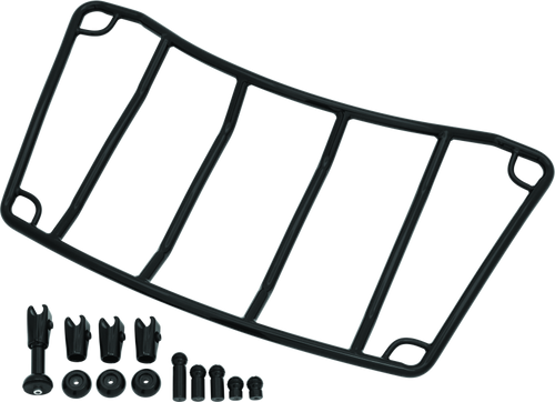 Kuryakyn Trunk Luggage Rack Adjustable for Honda Gold Wing and Kawasaki Vulcan - Gloss Black Part 7149