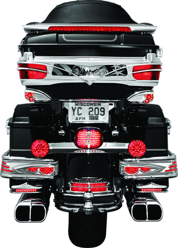 Kuryakyn Trailer Hitch 09-12 Touring with Chrome Finish and 1-7/8 Inch Trailer Ball
