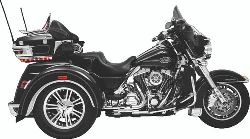 Kuryakyn Knock-Off Center Caps for Harley Davidson Trikes - Chrome, Part Number 1243