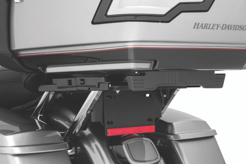 Kuryakyn Quick Adjust Tour-Pak Relocator for 2014-2015 Harley Davidson Touring Models in Black