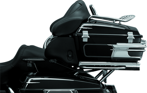 Kuryakyn Quick Adjust Tour-Pak Relocator for 1997-2013 Harley Davidson Touring Models - Chrome