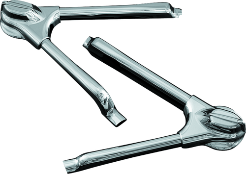 Kuryakyn Swingarm Tube Covers for 2008-2017 Softail Models Chrome – Part 7815