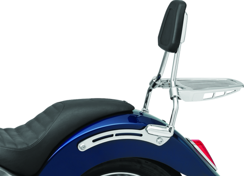 Kuryakyn Sissy Bar for Indian Scout Chrome - Durable All-Steel Construction with Cushioned Backrest