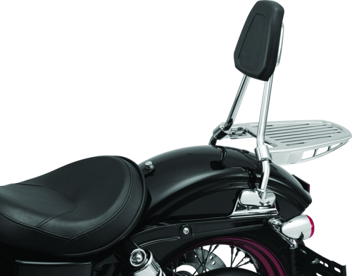 Kuryakyn Sissy Bar for Dyna Chrome Part 6583 – Durable Steel Construction with Removable Backrest Pad