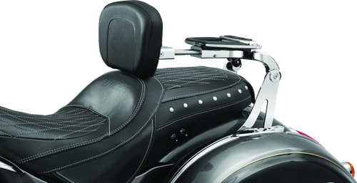 Kuryakyn Multi-Purpose Backrest with Luggage Rack for Powersports Vehicles - Part 1660