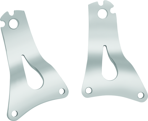 Kuryakyn Fixed Mounts Multi-Purpose Driver & Passenger Backrest for Harley Touring Models (Part #1662) in Chrome
