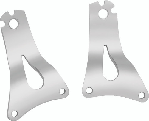 Kuryakyn Fixed Mounts Multi-Purpose Driver & Passenger Backrest for Harley Touring Models (Part #1662) in Chrome