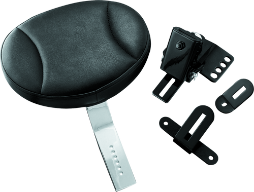 Kuryakyn Plug-In Driver Backrest 97-Up Touring Chrome for Harley Davidson Motorcycles