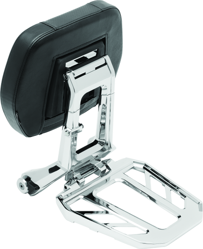Kuryakyn Neo Driver & Passenger Backrest with Luggage Rack – Chrome Part #5746