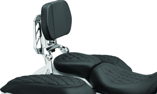 Kuryakyn Neo Driver & Passenger Backrest with Luggage Rack – Chrome Part #5746