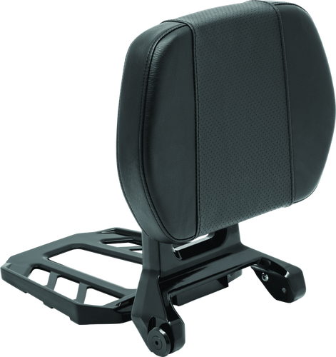 Kuryakyn Neo Driver & Passenger Backrest with Luggage Rack – Black Part #5747