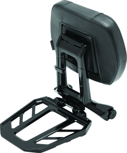 Kuryakyn Neo Driver & Passenger Backrest with Luggage Rack – Black Part #5747