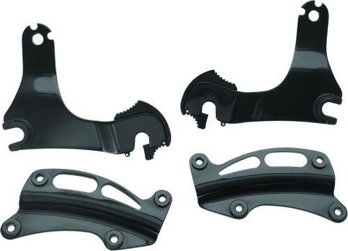 Kuryakyn Quick Release Mount for Multi-Purpose Backrest – 2014-2016 Harley Touring Models in Black