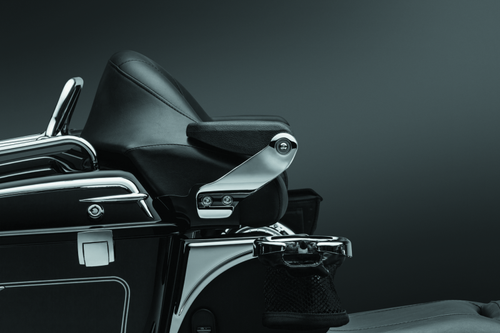 Kuryakyn Stealth Passenger Armrests for Harley Davidson Touring Models (2002-2013) - Chrome
